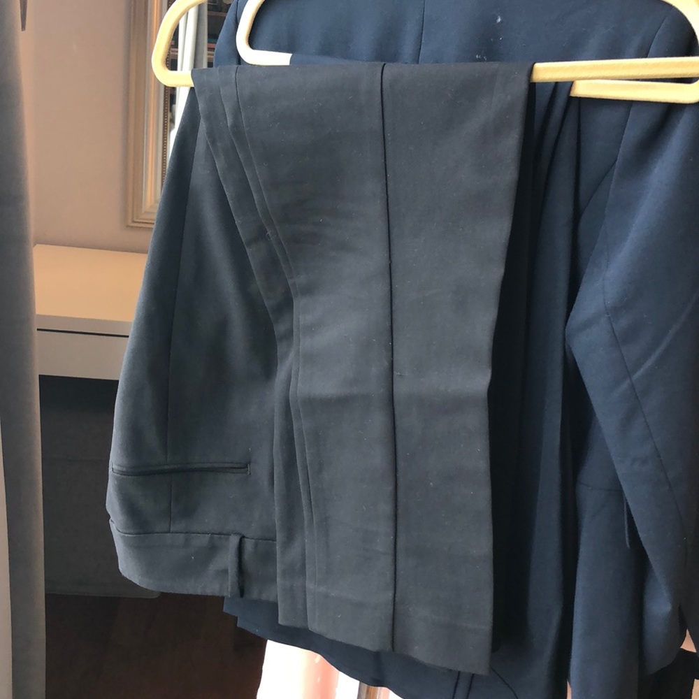 Ann Taylor LOFT black cotton ankle pants